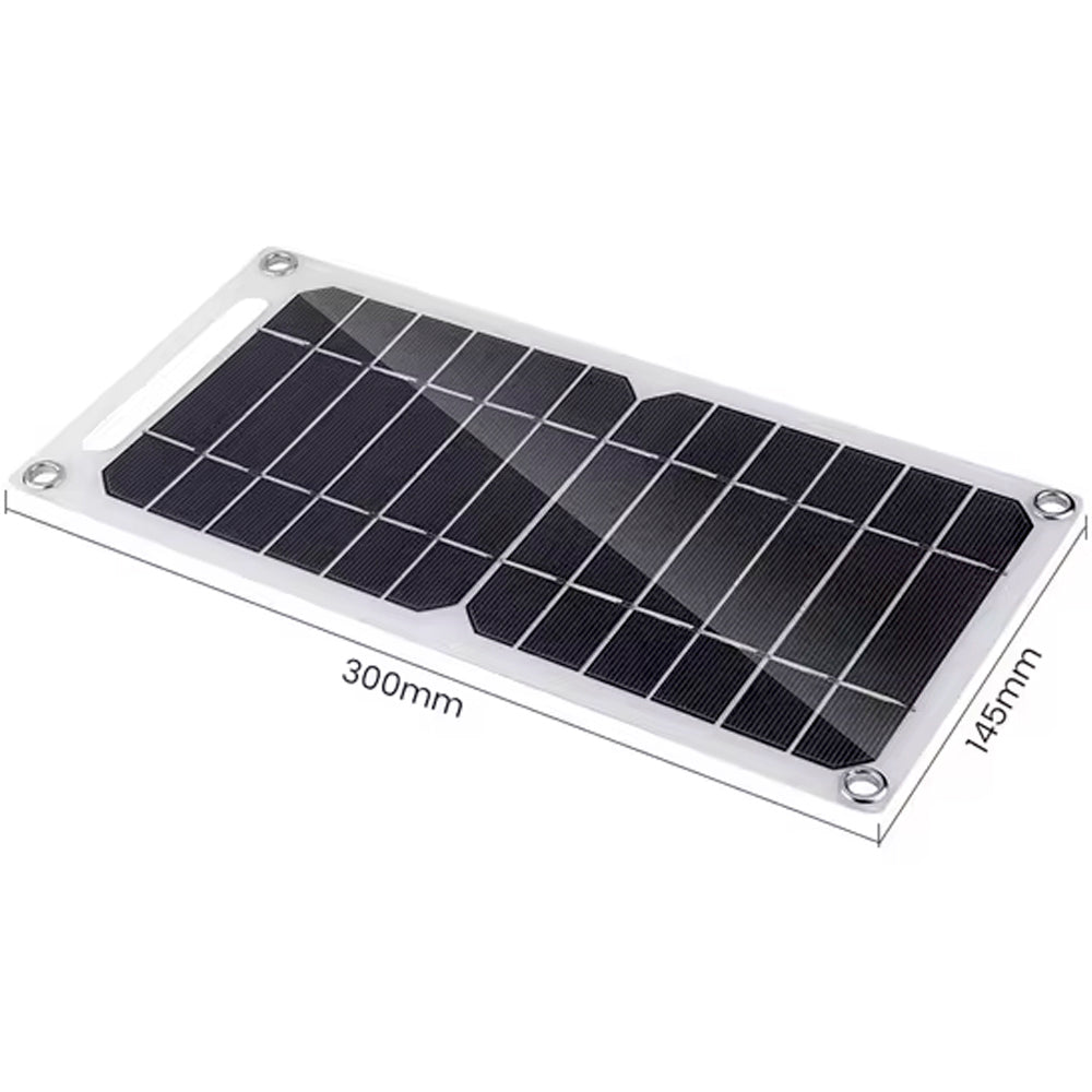Mini Placa Painel de Energia Solar Portatil 35W 5V, 300mm x 145mm